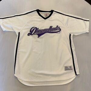 MLB Vintage 2003 Arizona Diamondbacks V-Neck Jersey, Size XL.
